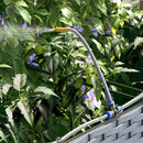 vidaXL Kerti ültetők Világosszürke 160 x 40 x 37.5 cm Acél