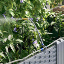 vidaXL Kerti ültetők Világosszürke 120 x 40 x 142 cm Acél