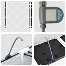 vidaXL Kerti ültetők Fehér 120 x 40 x 126 cm Acél