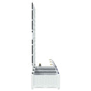 vidaXL Kerti ültetők Fehér 120 x 40 x 126 cm Acél