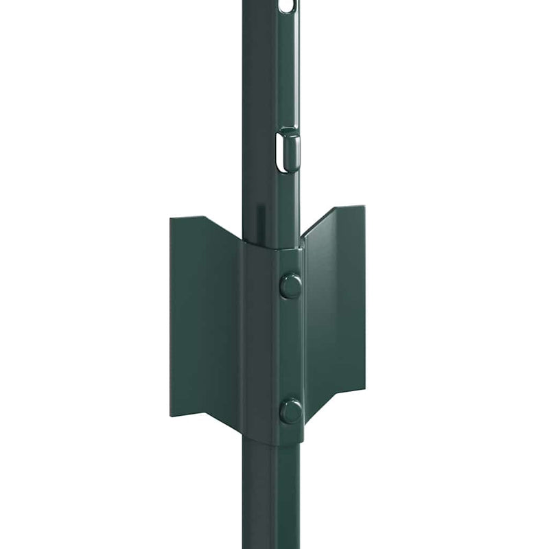 vidaXL Kerítoszlopok 5 pcs Zöld 60 cm Acél