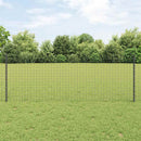 vidaXL Beágyazott kerítésoszlop 5 db Szürke 120 cm Porszórt acél