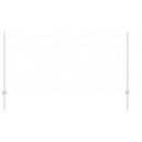 vidaXL Kerítésoszlop 11 pcs Ezüst 120 cm Acél