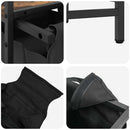 vidaXL füstölt tölgy mosodai kosár 3 rekeszes polccal