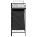 vidaXL szürke sonoma mosodai kosár 3 rekeszes polccal