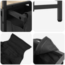 vidaXL sonoma tölgy mosodai kosár 2 rekeszes polccal