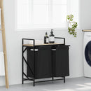 vidaXL sonoma tölgy mosodai kosár 2 rekeszes polccal