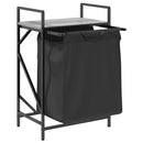 vidaXL szürke sonoma mosodai kosár 1 rekeszes polccal