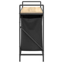 vidaXL sonoma tölgy mosodai kosár 2 rekeszes polccal