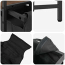 vidaXL barna tölgy mosodai kosár 3 rekeszes polcokkal