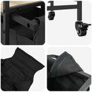 vidaXL sonoma tölgy mosodai kosár 3 rekeszes kerekekkel