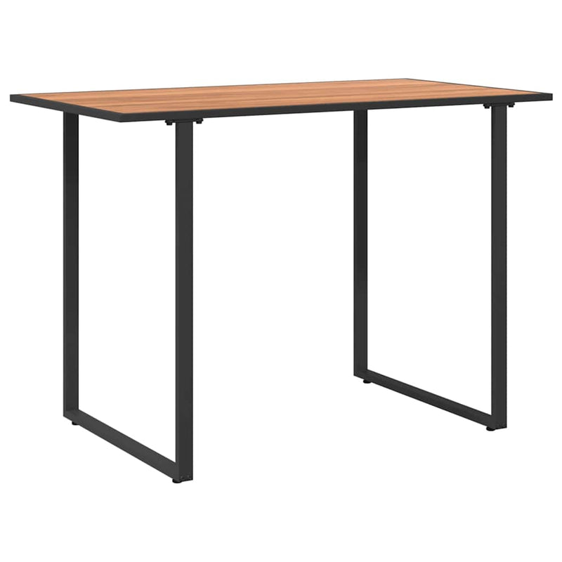vidaXL Kerti Asztal Barna 100 x 55 x 70 cm Acél és DPC