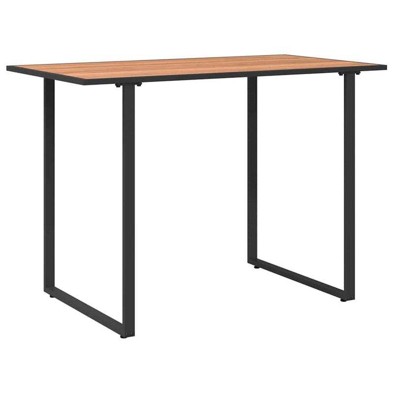 vidaXL Kerti Asztal Barna 100 x 55 x 70 cm Acél és DPC