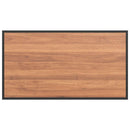 vidaXL Kerti Asztal Barna 100 x 55 x 70 cm Acél és DPC