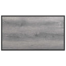 vidaXL Kerti Asztal Szürke 100 x 55 x 70 cm Acél és DPC