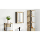 vidaXL Tükörszekrény polcokkal Sonoma tölgy 42 x 12 x 60 cm Faanyag