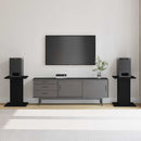 vidaXL Hangszóró állványok 2 pcs Fekete tölgy 30 x 30 x 40 cm Faanyag