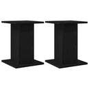 vidaXL Hangszóró állványok 2 pcs Fekete tölgy 30 x 30 x 40 cm Faanyag