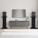 vidaXL Hangszóró állványok 2 pcs Musta tammi 30 x 30 x 60 cm Faanyag