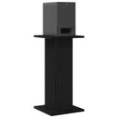vidaXL Hangszóró állványok 2 pcs Fekete tölgy 30 x 30 x 60 cm Faanyag