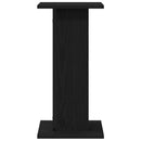 vidaXL Hangszóró állványok 2 pcs Musta tammi 30 x 30 x 60 cm Faanyag