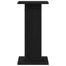 vidaXL Hangszóró állványok 2 pcs Fekete tölgy 30 x 30 x 60 cm Faanyag