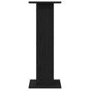 vidaXL Hangszóró állványok 2 pcs Fekete tölgy 30 x 30 x 80 cm Faanyag