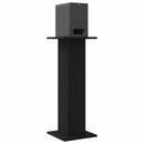 vidaXL Hangszóró állványok 2 pcs Fekete tölgy 30 x 30 x 80 cm Faanyag