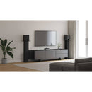 vidaXL Hangszóró állványok 2 pcs Fekete tölgy 30 x 30 x 95 cm Faanyag