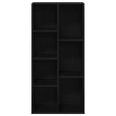 vidaXL Könyvespolc Musta tammi 50 x 25 x 105 cm Faanyag