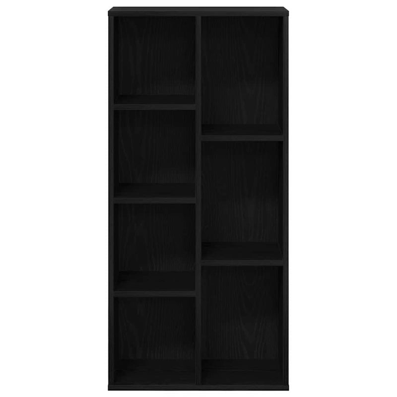 vidaXL Könyvespolc Musta tammi 50 x 25 x 105 cm Faanyag