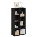 vidaXL Könyvszekrény Fekete tölgy 50 x 25 x 102 cm