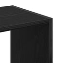 vidaXL Könyvszekrény Fekete tölgy 68.5 x 32 x 68.5 cm