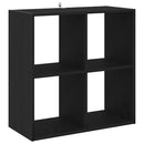 vidaXL Könyvszekrény Fekete tölgy 68.5 x 32 x 68.5 cm
