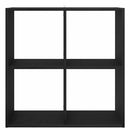 vidaXL Könyvszekrény Fekete tölgy 68.5 x 32 x 68.5 cm