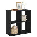 vidaXL Könyvszekrény Fekete tölgy 68.5 x 32 x 68.5 cm