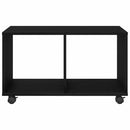 vidaXL Végasztal polcokkal Fekete tölgy 72 x 33 x 42,5 cm Faanyag