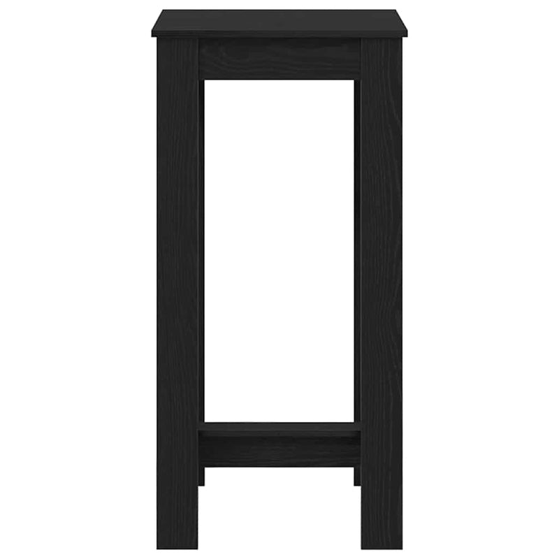 vidaXL Bárasztal Fekete tölgy 51 x 50 x 103.5 cm Faanyag