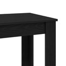 vidaXL Bárasztal Fekete tölgy 102 x 50 x 103.5 cm Faanyag