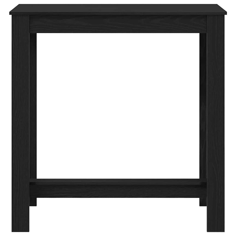 vidaXL Bárasztal Fekete tölgy 102 x 50 x 103.5 cm Faanyag