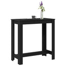 vidaXL Bárasztal Fekete tölgy 102 x 50 x 103.5 cm Faanyag