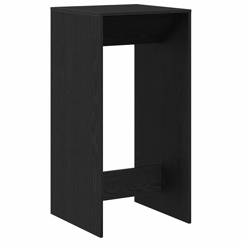 vidaXL Bárasztal Fekete tölgy 51 x 50 x 103.5 cm Faanyag