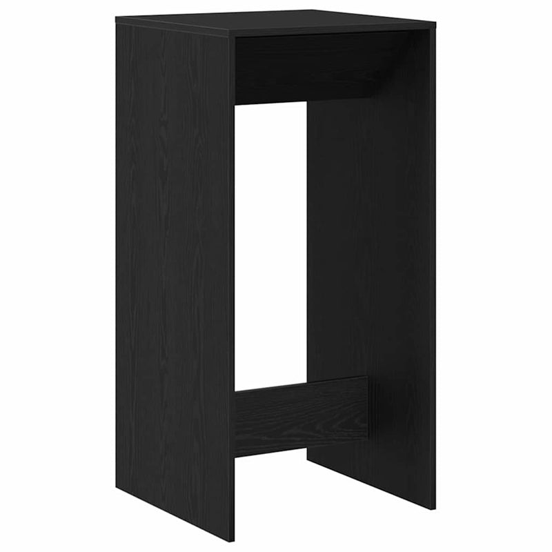vidaXL Bárasztal Fekete tölgy 51 x 50 x 103.5 cm Faanyag