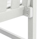 vidaXL Kerti pad Fehér 120 x 59 x 88 cm HDPE