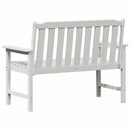 vidaXL Kerti pad Fehér 120 x 59 x 88 cm HDPE