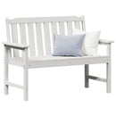 vidaXL Kerti pad Fehér 120 x 59 x 88 cm HDPE