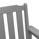 vidaXL Kerti pad Világosszürke 120 x 59 x 88 cm HDPE