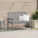 vidaXL Kerti pad Világosszürke 120 x 59 x 88 cm HDPE