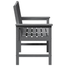vidaXL Kerti pad Világosszürke 120 x 59 x 88 cm HDPE