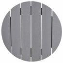 vidaXL Bárasztal Világosszürke 55 x 55 x 107 cm HDPE